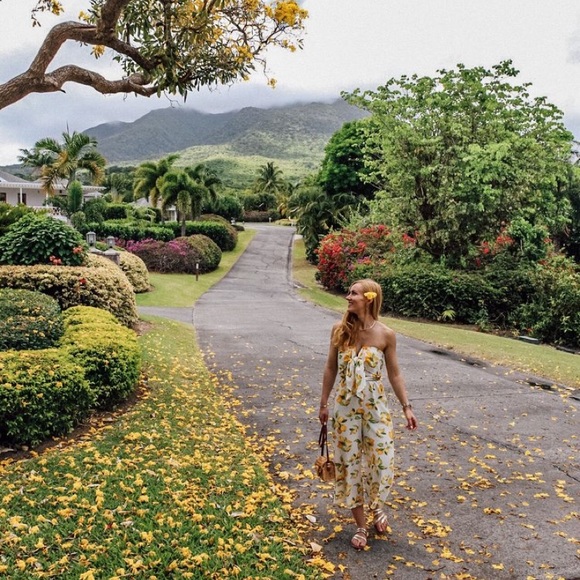 BLOGGERS FAV GORGEOUS NWT SOCIALITE Lemon Jumpsuit - Picture 8 of 11